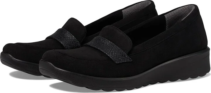 Bzees Gamma 2 Women's Flat Shoes Black : 6.5 M, Textile