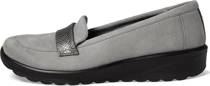 Bzees Gamma 2 Women's Flat Shoes Graphite : 8 W, Textile - Image 6