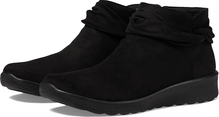 Bzees Gemma Women's Boots Black : 6 M, Textile
