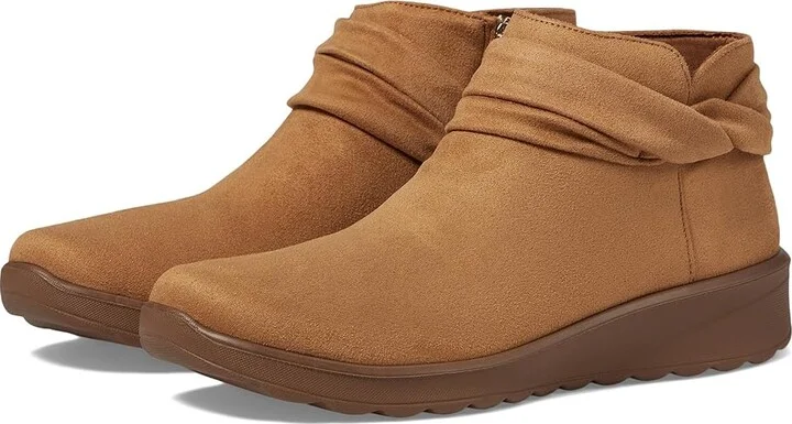 Bzees Gemma Women's Boots Brown : 10 M, Textile