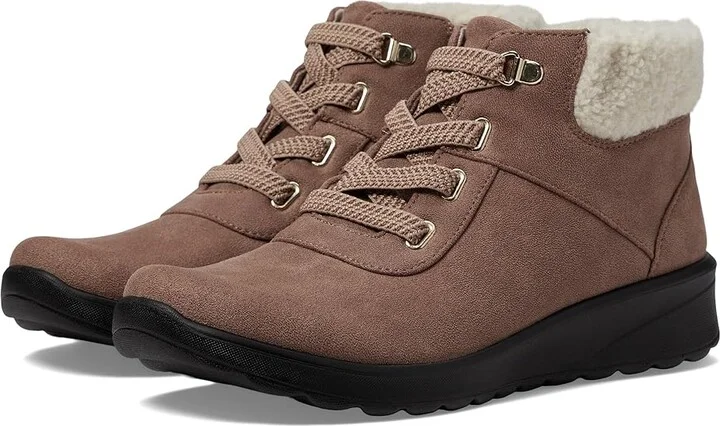 Bzees Generation Women's Boots Brown : 10 W, Textile