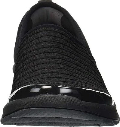 Bzees Glee Women's Shoes Black Ribbed Knit : 10 W, Textile - Image 6