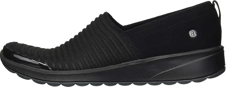 Bzees Glee Women's Shoes Black Ribbed Knit : 10 W, Textile - Image 7