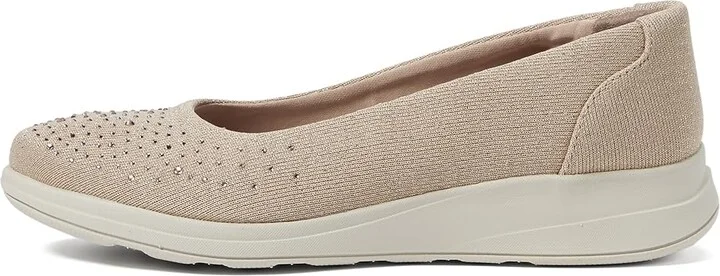 Bzees Golden Bright Slip-On Loafers Women's Flat Shoes Beige : 7.5 M, Synthetic - Image 6