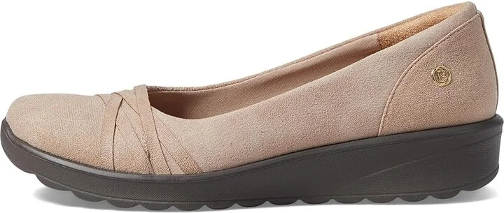 Bzees Goody Women's Shoes Beige Fabric : 11 M, Leather/Textile - Image 6