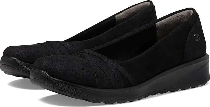 Bzees Goody Women's Shoes Black Fabric : 10 M, Leather/Textile