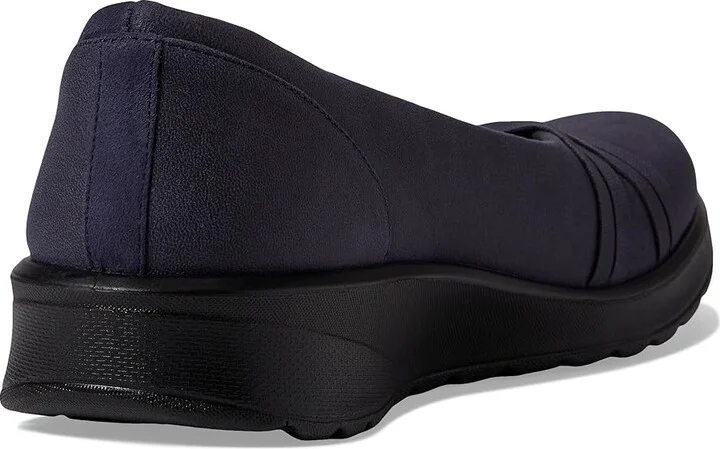 Bzees Goody Women's Shoes Navy Fabric : 10 W, Leather/Textile - Image 4