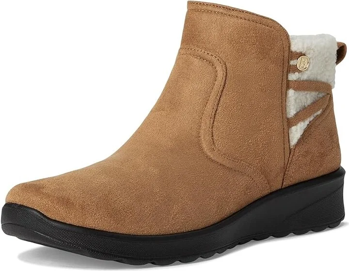 Bzees Grand Cozy Women's Boots Whiskey Tan : 8.5 W, Rubber/Textile - Image 5
