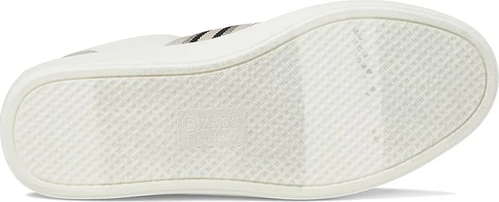 Bzees Happy Friday Women's Shoes White/Black : 8.5 M, Polyester - Image 3