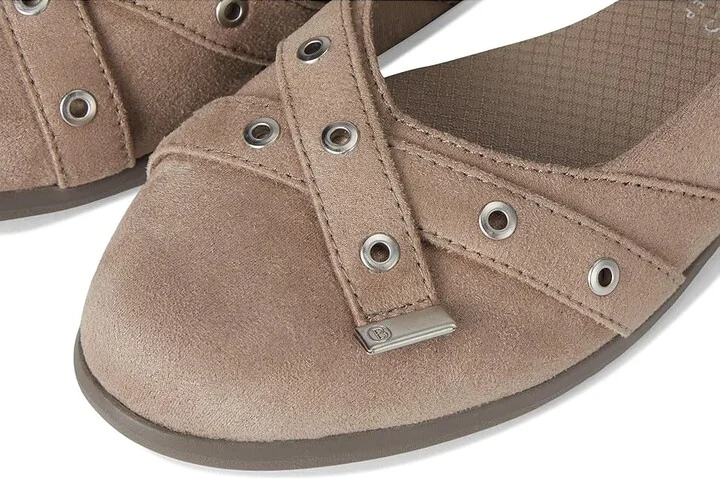 Bzees Kira Skimmers Women's Flat Shoes Latte : 9 M, Polyester/Textile/Vinyl - Image 7