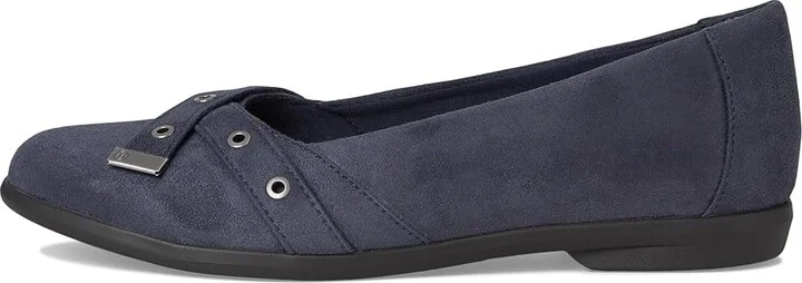 Bzees Kira Skimmers Women's Flat Shoes Navy Blazer : 8 M, Polyester/Textile/Vinyl - Image 6