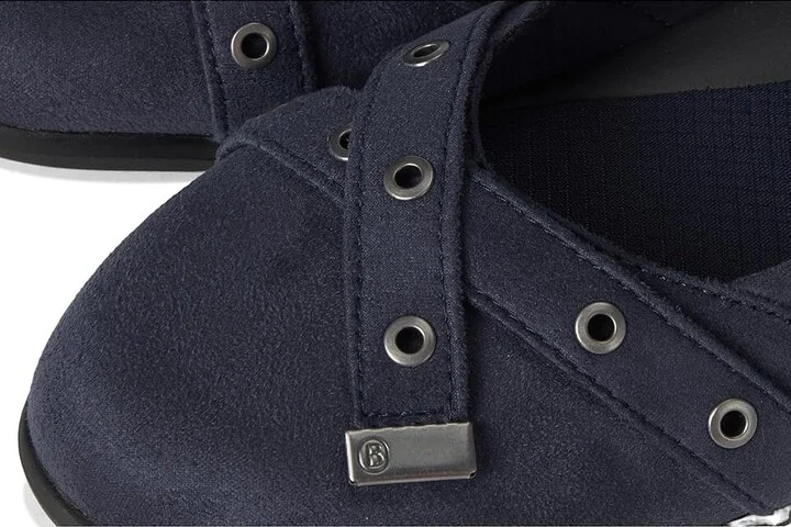 Bzees Kira Skimmers Women's Flat Shoes Navy Blazer : 8 M, Polyester/Textile/Vinyl - Image 7