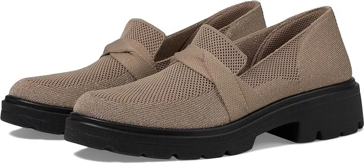 Bzees Muse Bow Women's Flat Shoes Brown : 8.5 M, Synthetic