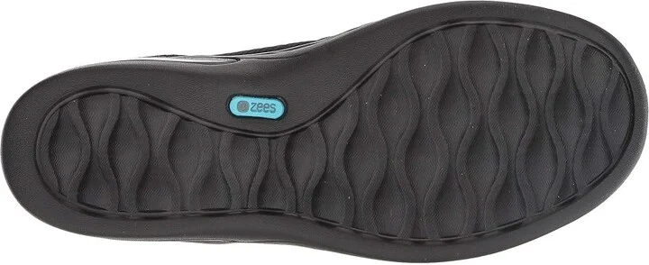 Bzees Niche Women's Slip on Shoes Black Mesh Fabric : 5 M, Textile - Image 4
