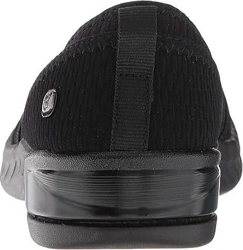 Bzees Niche Women's Slip on Shoes Black Mesh Fabric : 5 M, Textile - Image 5