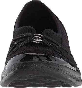 Bzees Niche Women's Slip on Shoes Black Mesh Fabric : 5 M, Textile - Image 6