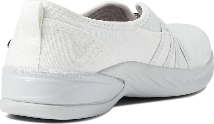 Bzees Niche Women's Slip on Shoes Bright White Fabric : 9.5 W, Textile - Image 4