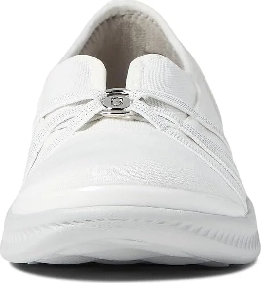 Bzees Niche Women's Slip on Shoes Bright White Fabric : 9.5 W, Textile - Image 5