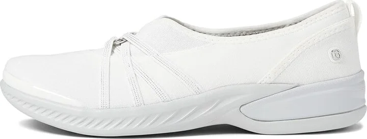 Bzees Niche Women's Slip on Shoes Bright White Fabric : 9.5 W, Textile - Image 6
