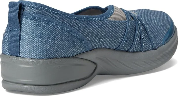 Bzees Niche Women's Slip on Shoes Washed Denim Fabric : 10 M, Textile - Image 5