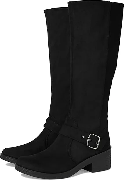 Bzees Olympia Women's Boots Black Stretch Fabric : 6.5 M