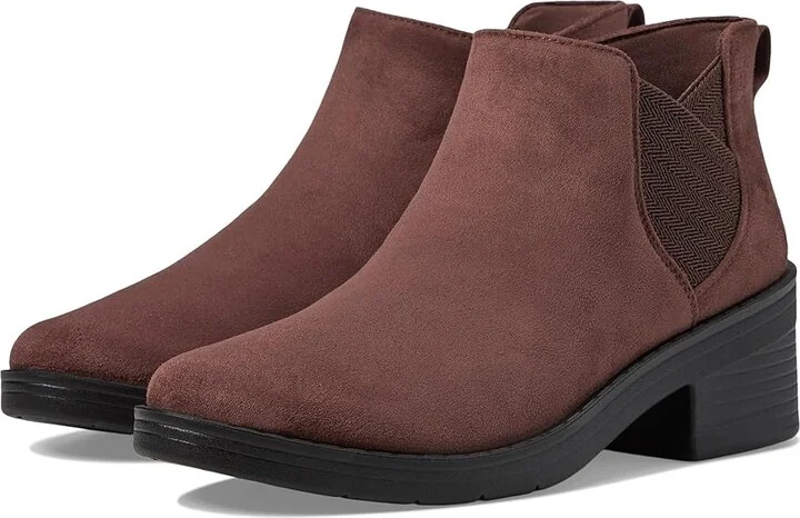 Bzees Ontario Women's Boots Brown : 11 M, Textile
