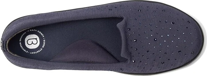 Bzees Poppyseed 3 Women's Shoes Navy Fabric : 6 M, Textile - Image 2