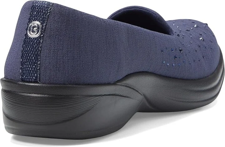 Bzees Poppyseed 3 Women's Shoes Navy Fabric : 6 M, Textile - Image 4