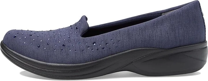 Bzees Poppyseed 3 Women's Shoes Navy Fabric : 6 M, Textile - Image 6