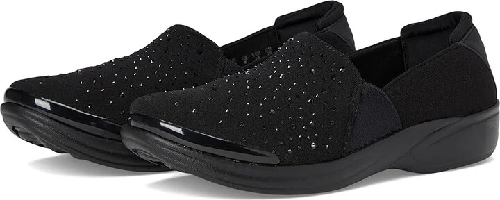 Bzees Poppyseed Women's Shoes Black Rhinestone : 9.5 M, Textile
