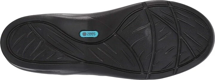 Bzees Rosie Women's Shoes Black Gradient Ribbed : 7 W, Textile - Image 4