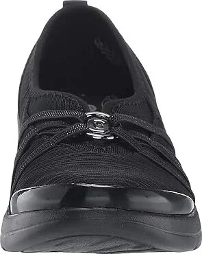 Bzees Rosie Women's Shoes Black Gradient Ribbed : 7 W, Textile - Image 6