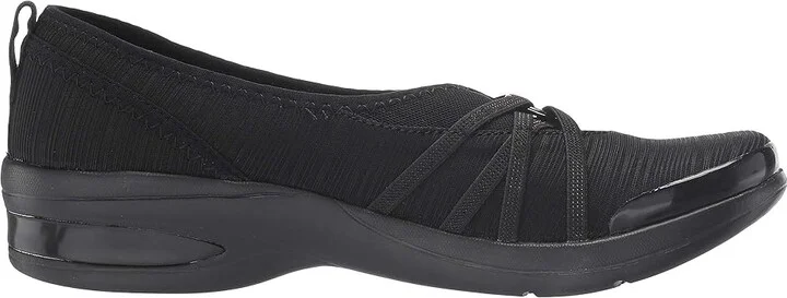 Bzees Rosie Women's Shoes Black Gradient Ribbed : 7 W, Textile - Image 8