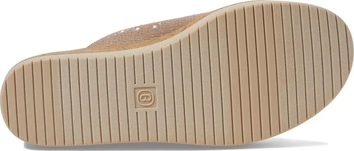 Bzees Royal Wedge Sandals Women's Sandals Biscotti Shimmer : 9.5 M, Textile - Image 3
