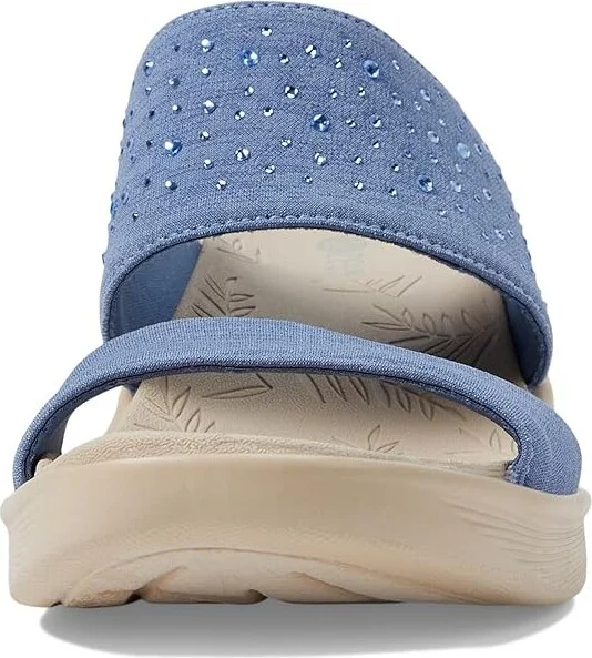 Bzees Sienna Bright Wedge Sandals Women's Sandals Blue : 11 M - Image 2