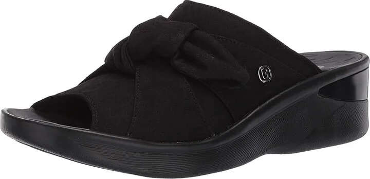 Bzees Smile Women's Shoes Black Mono Mesh : 9.5 M, Textile - Image 2
