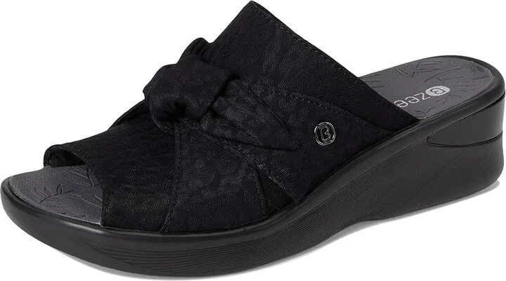 Bzees Smile Women's Shoes Black Mono Mesh : 9.5 M, Textile - Image 6