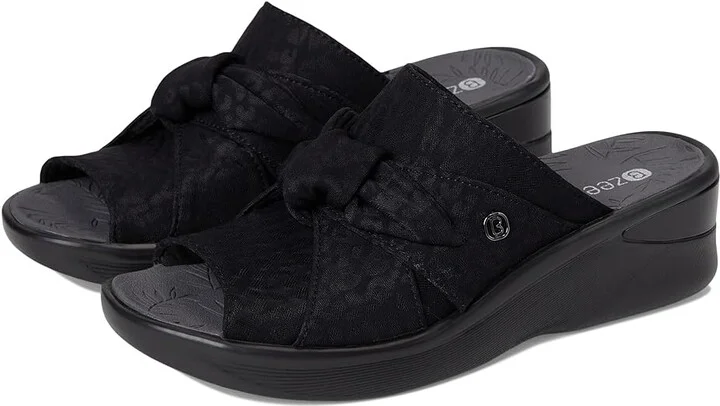 Bzees Smile Women's Shoes Black Mono Mesh : 9.5 M, Textile