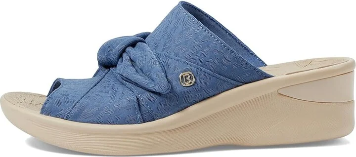 Bzees Smile Women's Shoes Blue : 6 M, Textile - Image 5
