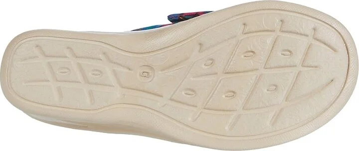 Bzees Smile Women's Shoes Raspberry Mimosa Vacation Stripe : 9.5 M, Textile - Image 4