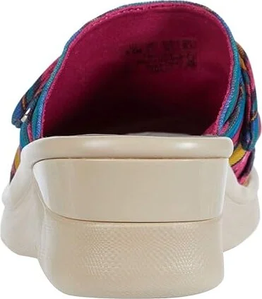 Bzees Smile Women's Shoes Raspberry Mimosa Vacation Stripe : 9.5 M, Textile - Image 5