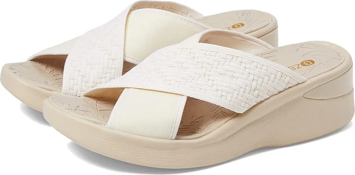 Bzees Sundance Women's Shoes Beige : 10 M, Textile