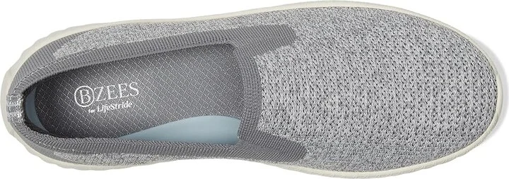 Bzees Wednesday Modern Women's Shoes Graphite Heathered : 5.5 M, Polyester/Vinyl - Image 2