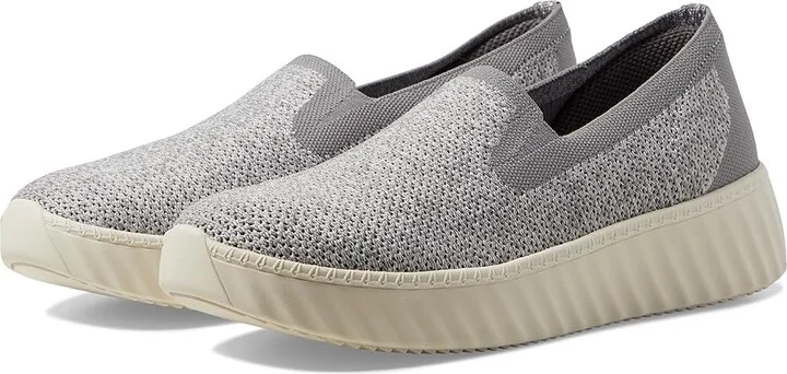 Bzees Wednesday Modern Women's Shoes Graphite Heathered : 5.5 M, Polyester/Vinyl