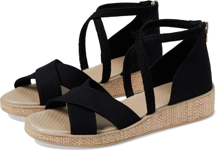Bzees Women's Bali Sand Strappy Wedge Sandals