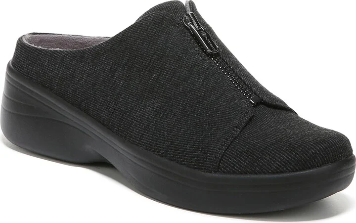 BZees Womens Easy Going Mule Black 10 M