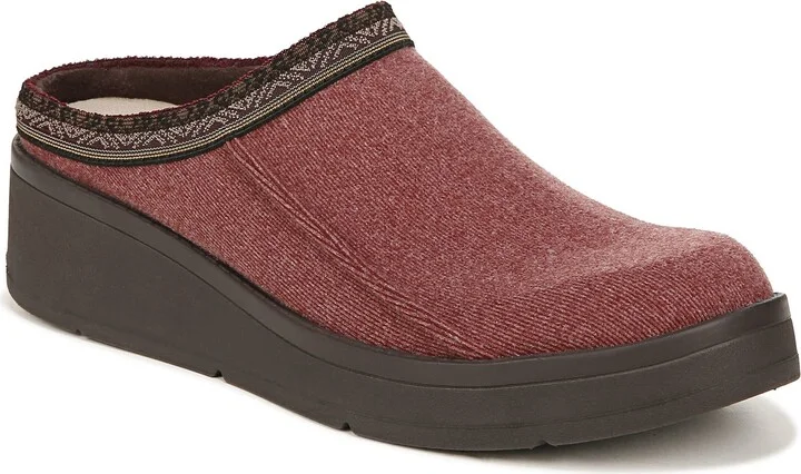 BZees Women's Flagstaff Slip On Washable Comfort Clog Red 10 W