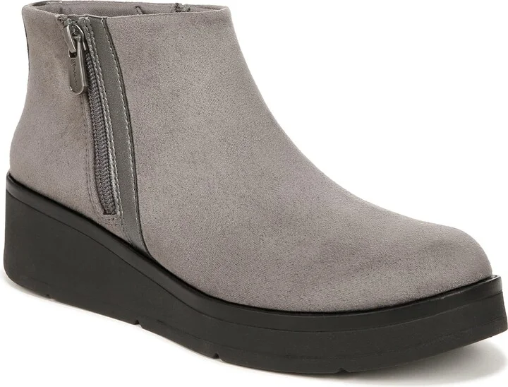 BZees Women's Freestyle Washable Comfort Sneaker Boot Grey 7 W