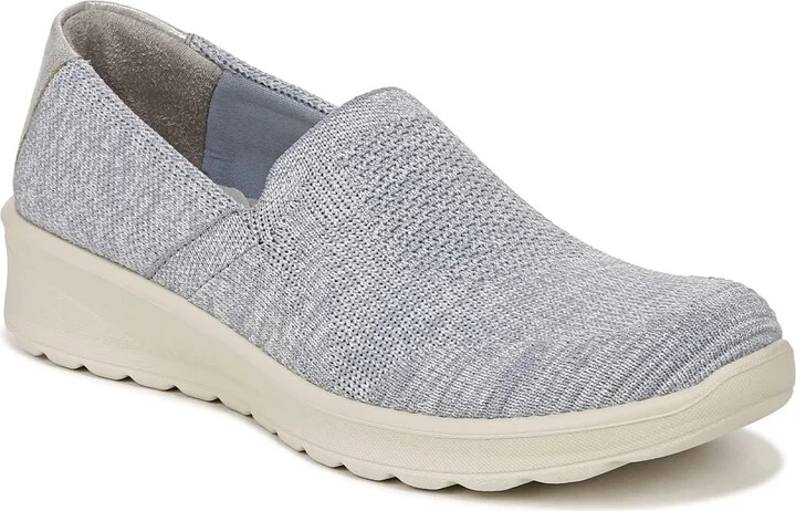BZees Women's Getty Slip On Comfort Loafer Flat Blue 9.5 M