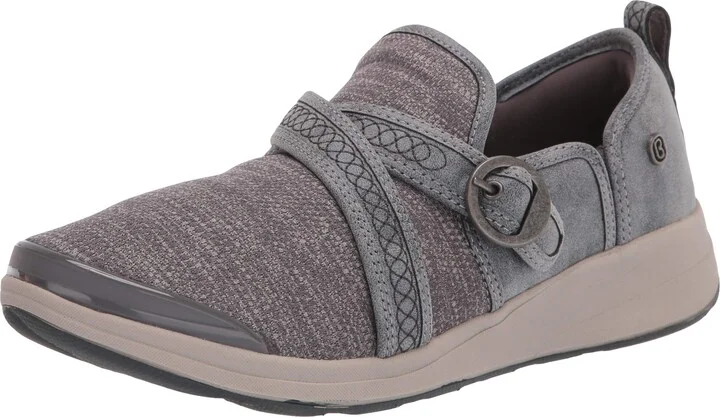 BZees Womens Indigo Grey Slip-ons 11 M